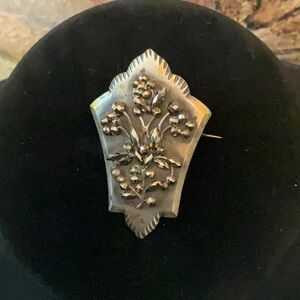Antique 1800’s Brooch Marcasite Cut Steel